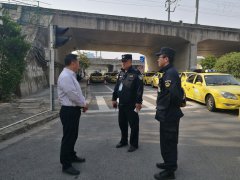 雨花保安公司领导到南京南站调研