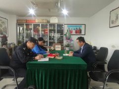 雨花台公安分局治安大队领导莅临公司指导工作