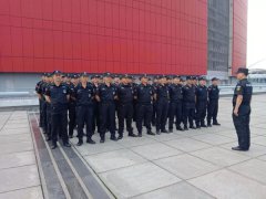 雨花保安圆满完成奥体足球赛安保任务