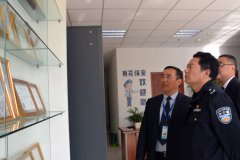 雨花台公安分局孔令钊局长到公司调研指导工作
