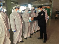 【战疫情】南京市公安局二级巡视员、市保安协会会长胡士宁慰问雨花保安防控一线队员