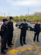 【战疫情】雨花台公安分局孔令钊局长看望普觉寺墓园驻勤保安