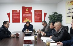 雨花台区公安分局武鹏程副局长到公司调研指导工作